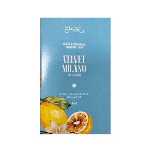 Brinde Skelt Velvet Milano Perfume Mist Body Splash 1ml