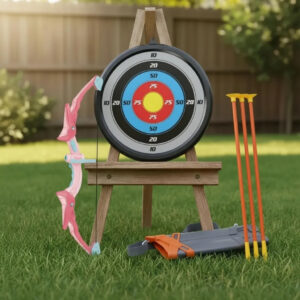 Brinquedo Arco e Flecha Infantil Radical com Luz Alvo e Flechas com