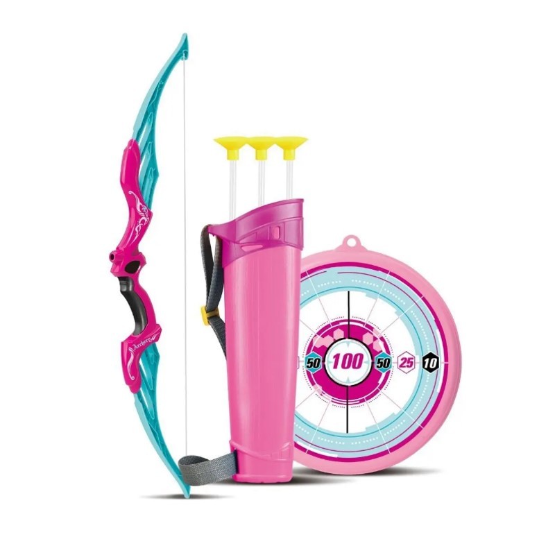 Brinquedo Arco e Flecha Rosa Zoop