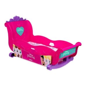 Brinquedo Bercinho para Bonecas Princesas Disney 36 cm Plástico Rosa