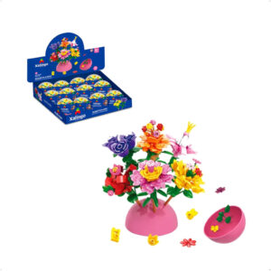 Brinquedo Blocos de Montar Mundo Encantado Buque De Flores Surpresa 1