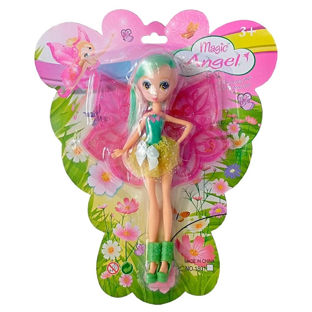 Brinquedo Boneca Fada Magic Angel Sortida Shock Import — Brinquedos