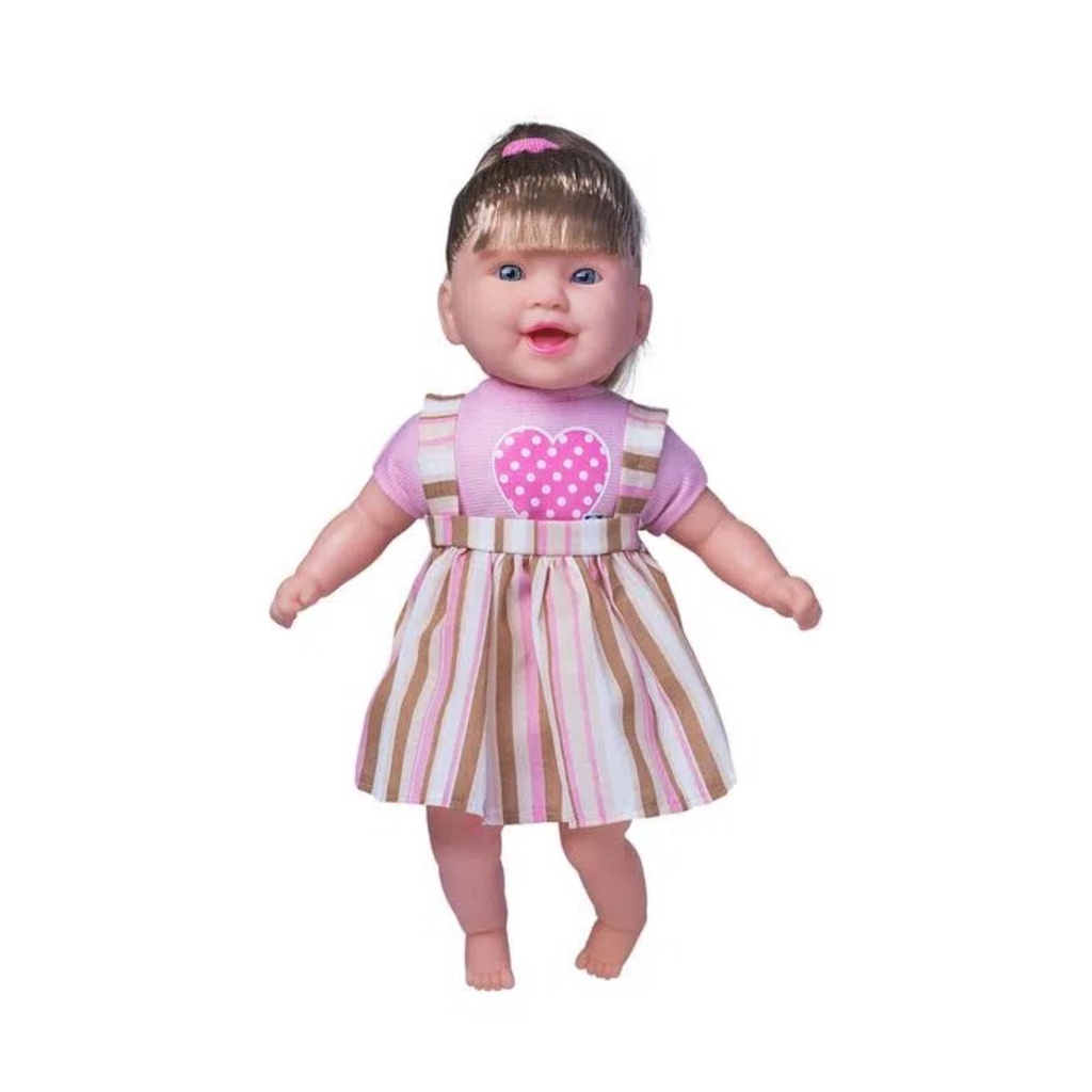 Brinquedo Boneca Falante Plástico Vinil 44cm Produz 115 Frases