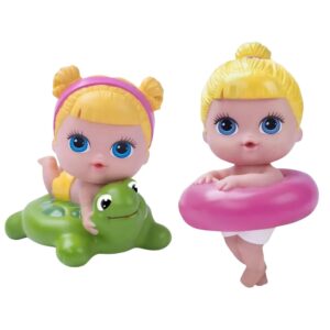 Brinquedo Boneca Lil Cutes Banho com Boia em Plástico Vinil 14cm