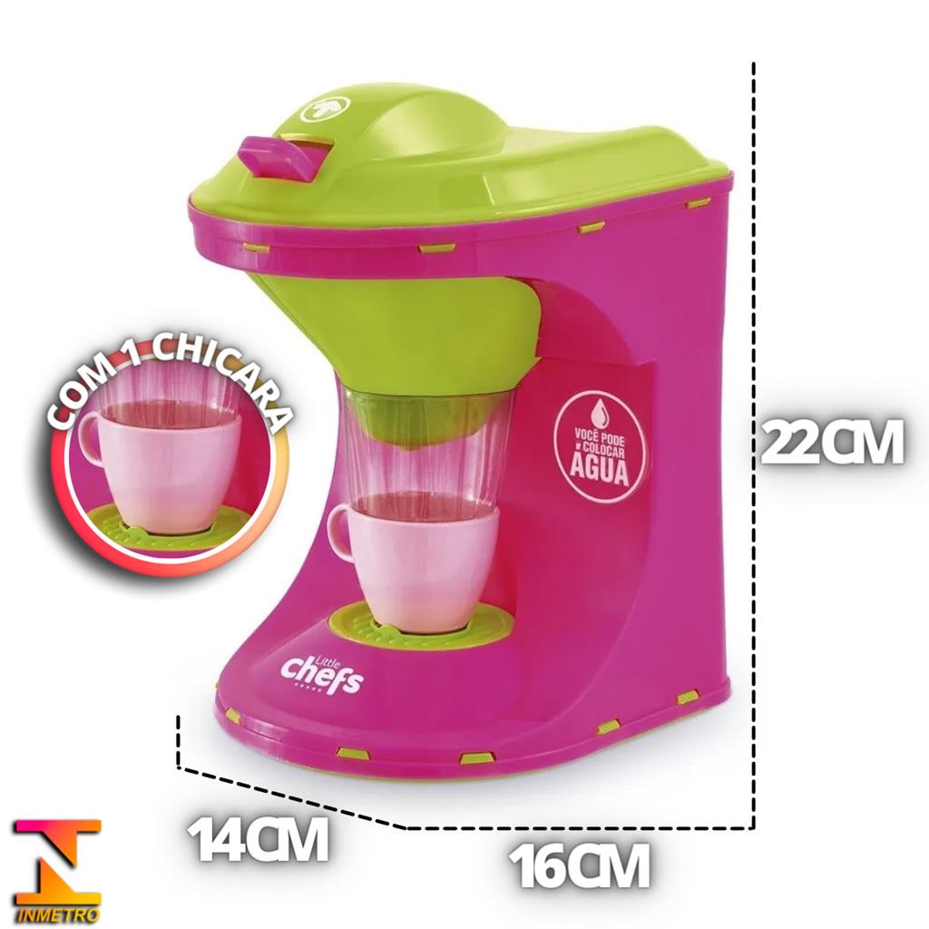 Brinquedo Cafeteira Infantil Cozinha Solta Agua Com Xicara — Eletroportáteis