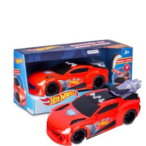 Brinquedo Carrinho Hot Wheels Turbo com Luz e Som Modo Turbo Vermelho