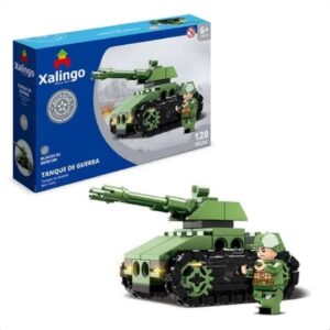 Brinquedo De Encaixe Aliança Justiça E Paz Tanque De Guerra 120 Peças