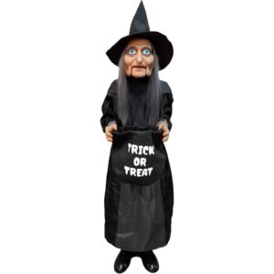 Brinquedo de Halloween Boneco Animatrônics com Movimento e Bandeja