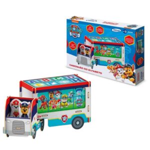 Brinquedo de Montar Caminhão Abc Patrulha Canina Mdf 3D Criativo Com