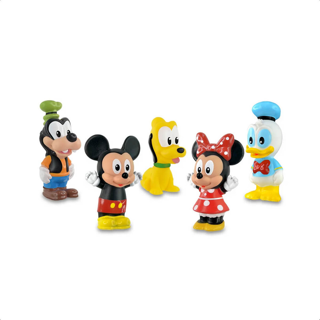 Brinquedo Dedoches Mickey and Friends +3 anos Vinil Divertido Faz de