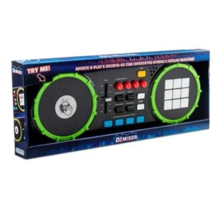 Brinquedo Dj Mixer Painel de Led Multikids