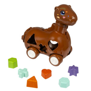 Brinquedo Educativo Didático Capivara Kapi Kakau 6 Peças Coloridas