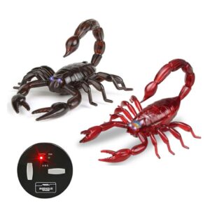 Brinquedo Escorpião Preto De Controle Remoto Com Luz Castela