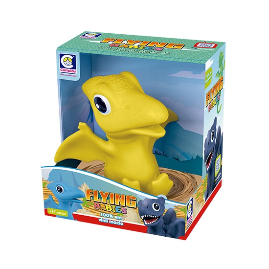 Brinquedo Flying Babies Pterodactilo Amarelo