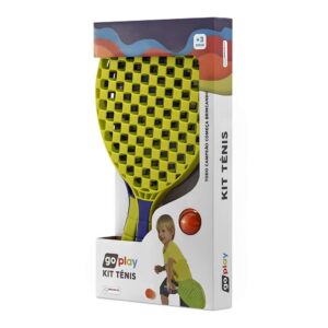 Brinquedo Go Play Kit Tênis com 2 Raquetes e Bolinha Esporte Infantil