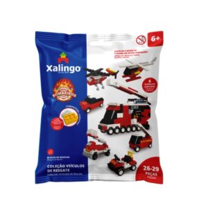 Brinquedo Infantil Blocos de Montar Resgate Bombeiros 26 29 Peças