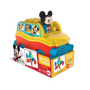 Brinquedo Infantil Blocos Mágicos Van do Mickey Disney Elka 1321