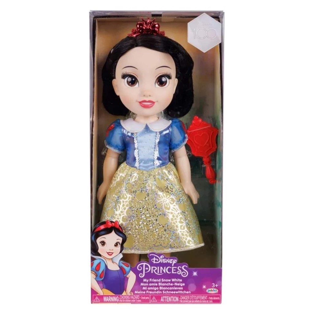 Brinquedo Infantil Boneca Princesas Articuladas Branca De Neve 38 cm — Brinquedos