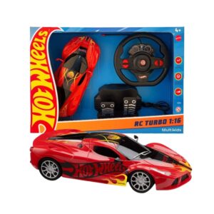 Brinquedo Infantil Carrinho de Controle Remoto Vermelho Hot Wheels