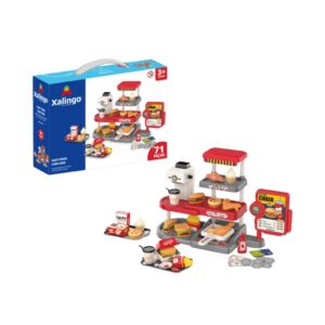 Brinquedo Infantil Fast-Food com Som 71 Peças Xalingo 65069 — Games e Brinquedos