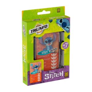 Brinquedo Infantil Jogo de Cartas Super Trunfo Stitch Grow 04688