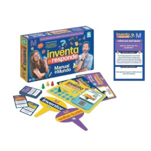 Brinquedo Infantil Jogo Inventa ou Responde Manual do Mundo Nig