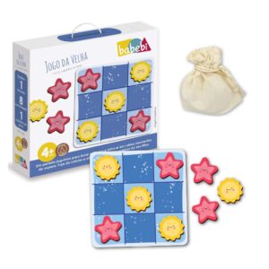 Brinquedo Infantil Joguinhos de Bolsa Jogo da Velha Babebi 7009