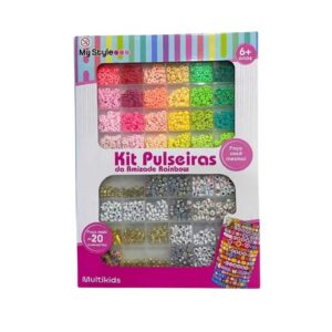 Brinquedo Infantil Kit Pulseiras da Amizade My Style G Rainbow