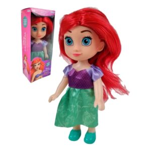 Brinquedo Infantil Mini Boneca Princesa Ariel A Pequena Sereia 15cm