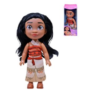 Brinquedo Infantil Mini Boneca Princesa Moana 15cm +3 Anos Etitoys