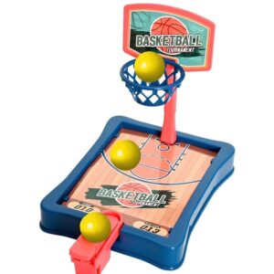Brinquedo Infantil Mini Jogo Basquete de Mesa com 6 Bolinhas Zippy