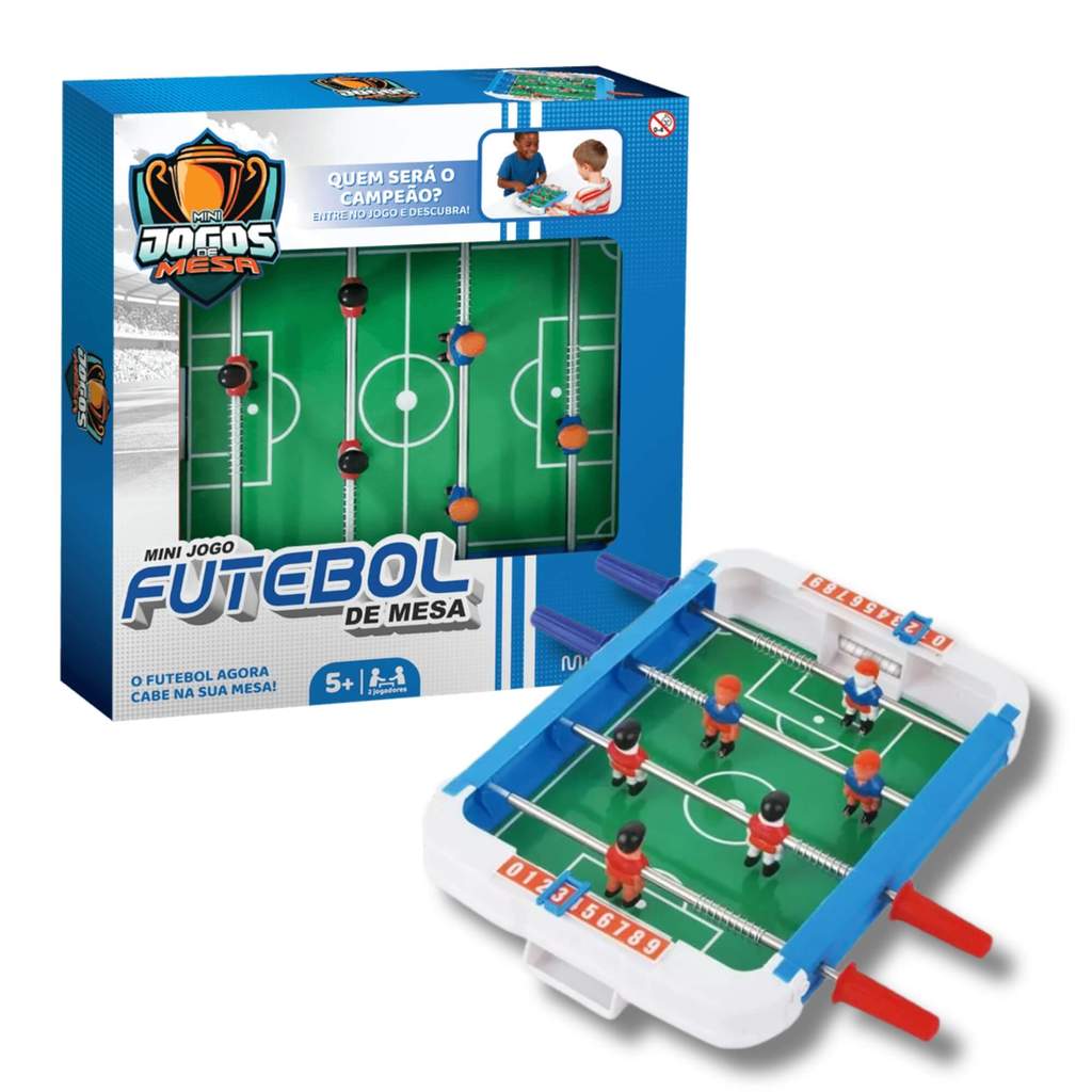 Brinquedo Infantil Mini Jogo de Futebol Portátil Multikids