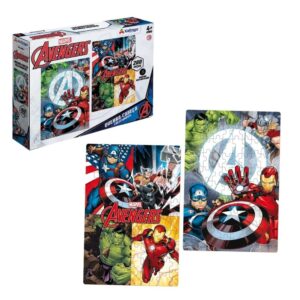 Brinquedo Infantil Quebra Cabeça 2 Cenas Avengers Vingadores 200