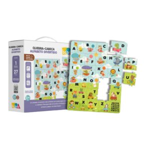 Brinquedo Infantil Quebra Cabeça Alfabeto Divertido Babebi 7081Jogo