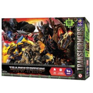 Brinquedo Infantil Quebra Cabeça Transformers a Batalha Final 100