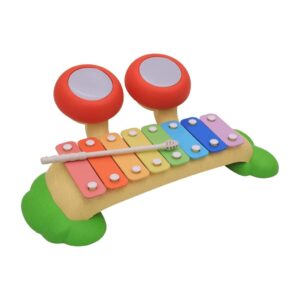 Brinquedo Infantil Xilofone com Tambor Colorido Zippy Toys 10431