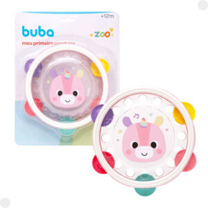 Brinquedo Instrumento Pandeiro Unicórnio Zoo 18826 Buba