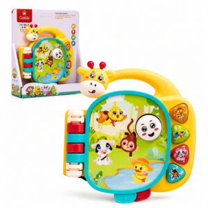 Brinquedo Interativo Infantil Livrinho Musical Com Luz Castela