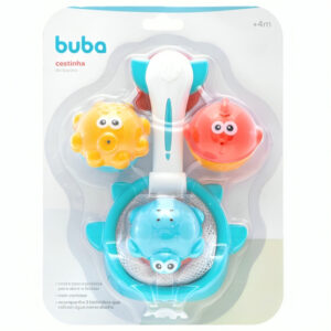 Brinquedo Interativo Para Banho Cestinha De Tubarão 17874 Buba