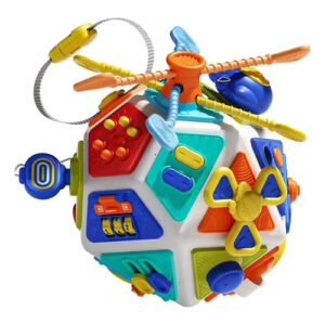 Brinquedo interativo Sensorial Infantil 22 em 1 Montessori Autismo