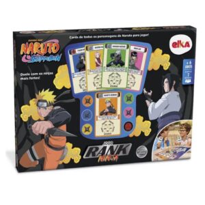 Brinquedo Jogo De Tabuleiro Infantil Rank Ninja Naruto Shippuden com