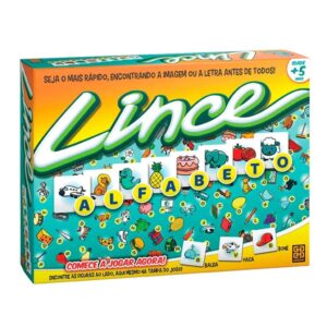Brinquedo Jogo de Tabuleiro Lince Alfabeto Grow 03448