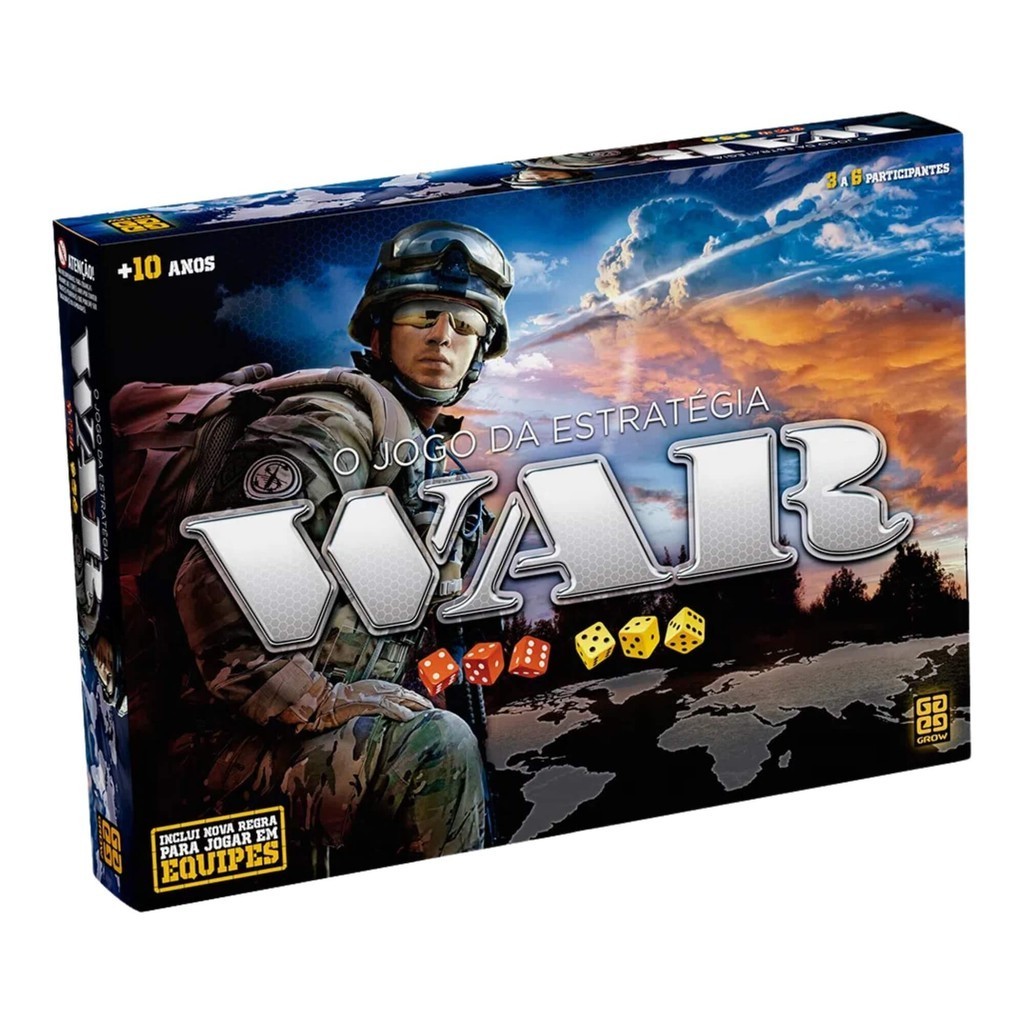 Brinquedo Jogo de Tabuleiro War Grow 02000 — Games e Brinquedos