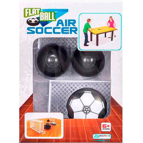Brinquedo Jogo Flat Ball Air Soccer Futebol de Mesa Multikids Br373
