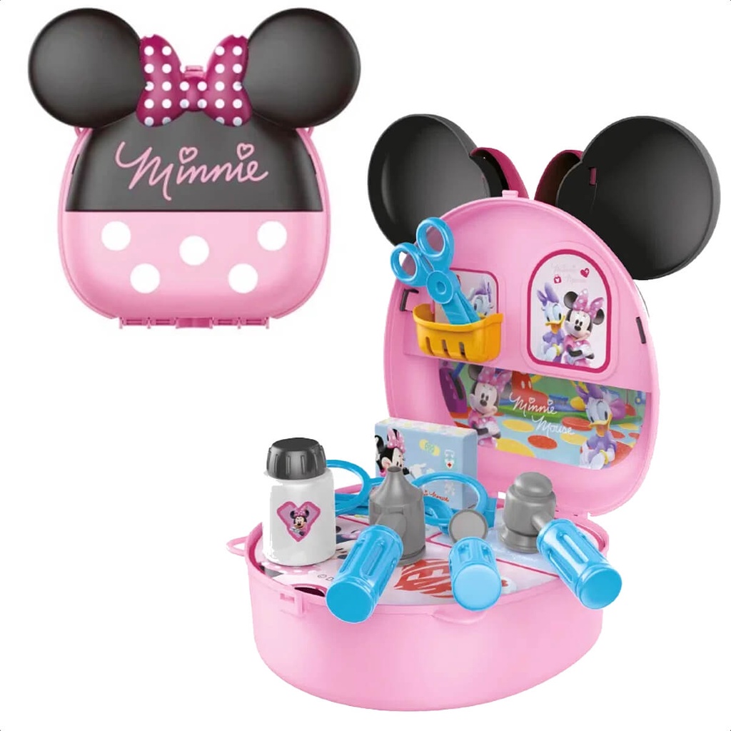 Brinquedo Maleta de Médica Minnie com Acessórios Alça Faz de Conta — Games e Brinquedos