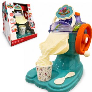 Brinquedo Máquina de Sorvete Azul Forma Picolé Suco Castela