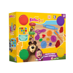 Brinquedo Masha e o Urso Brincando Com Números