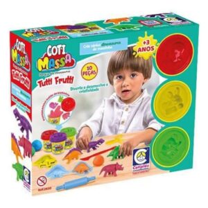 Brinquedo Massinha Massa de Modelar Atóxica Tutti Frutti Molde