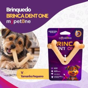 Brinquedo Osso Bamboo Brinca Dent One Sabor Bacon V Pequeno