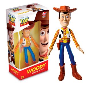Brinquedo para Criança Boneco Vinil Woody Toy Story Fácil de Limpar